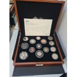 The Royal Mint UK 2020 Premium Proof Coin set, in presentation case number 2414