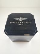 BREITLING; A Breitling gents stainless steel and diamond set Breitling Wings wrist watch with stainl