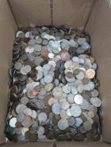 A large quantity of mixed coinage, mainly 20th Century GB and Worldwide