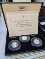 The Royal Mint UK Icons of a Nation Silver Proof £1 Coin Set. The 200th Anniversary of Queen Victori