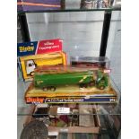 A Dinky 945 Scarce Lucas AEC Tanker, Foden Lorry and Corgi bus