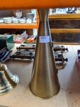 Brass megaphone