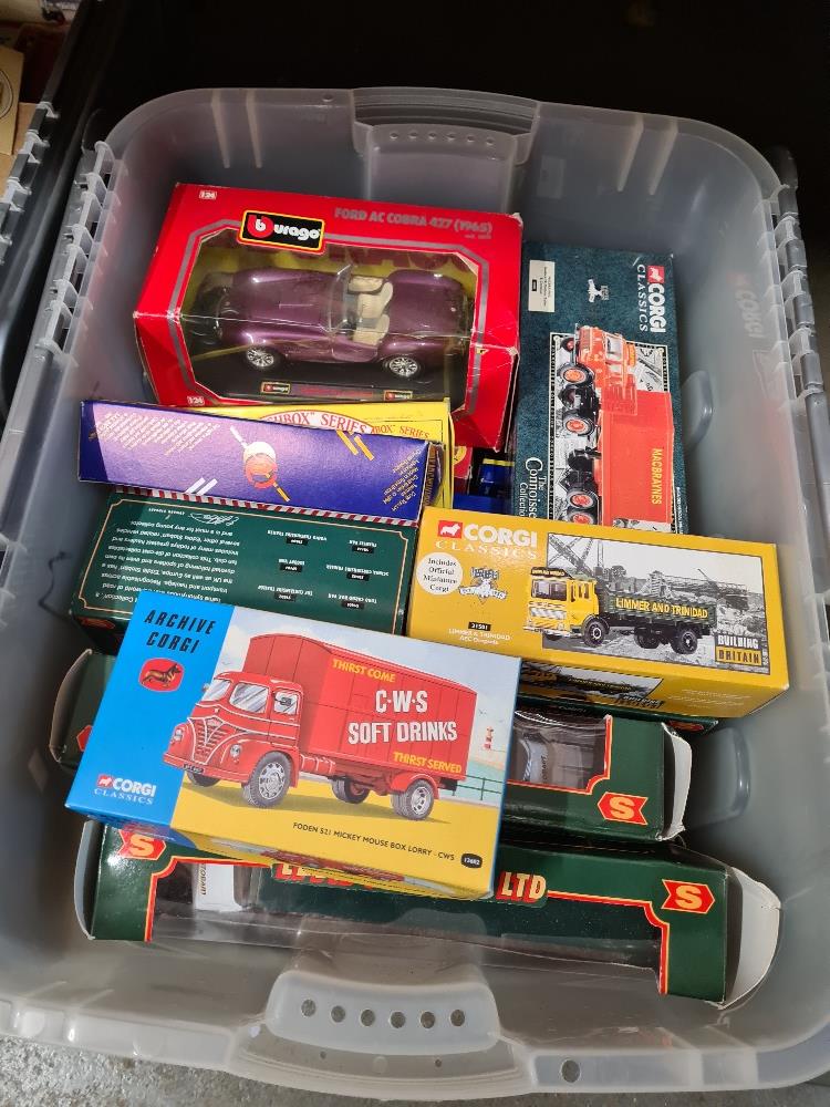 Two boxes of modern die cast vehicles, including Corgi examples - Image 3 of 4