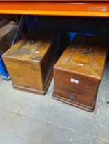 Two antique sewing machines (no keys)