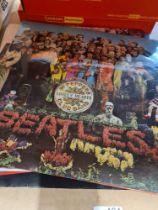Small selection of vinyl LP including The Beatles, Black Sabbath, Queen, etc