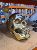 Gold skull