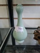 A reproduction small Celadon vase, 18cm