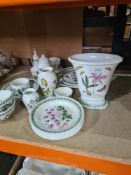 A small quantity of Portmeirion Botanic Garden items