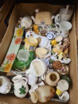 A box of sundry, mainly china