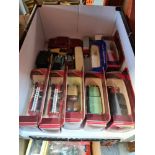 A quantity of playworn Dinky Military vehicles and small selection of boxed Matchbox Models of Yeste