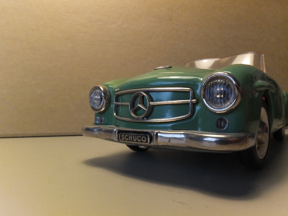 Schuco #2095 Remote Control Mercedes 190SL Tele control clockwork car - boxed - in very good conditi - Image 11 of 22