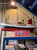 A Remote Control model trawler complete with working and RC unit, 87cm