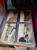 Two albums of old postcards, some local Portsmouth examples