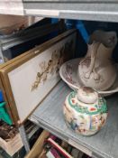 A sundry lot to include a Chinese ginger jar