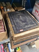 Two Victorian bibles and sundry books