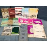 Five Haynes car workshop manuals; and a quantity of other auto publications - service training