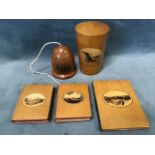 Five miscellaneous pieces of Mauchline - Blackpool Pier, Dryburgh, Colwyn Bay, Aberdeen University &