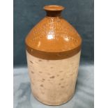 A two-gallon salt glazed stoneware spirit jar, with impressed 1851 Ridley Cutter & Firth Newcastle