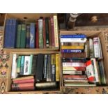 Three boxes of miscellaneous books - biographies, reference, humour, Northumbria, childrens,