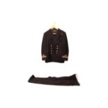 A lieutenant naval officers double breasted uniform. (2)