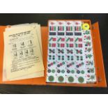 A cased mah-jongg set, the game with four sets of wind tiles, dice, etc., complete with