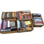 Five boxes of miscellaneous books - art & artists, painting, childrens, a box of albums, a Victorian