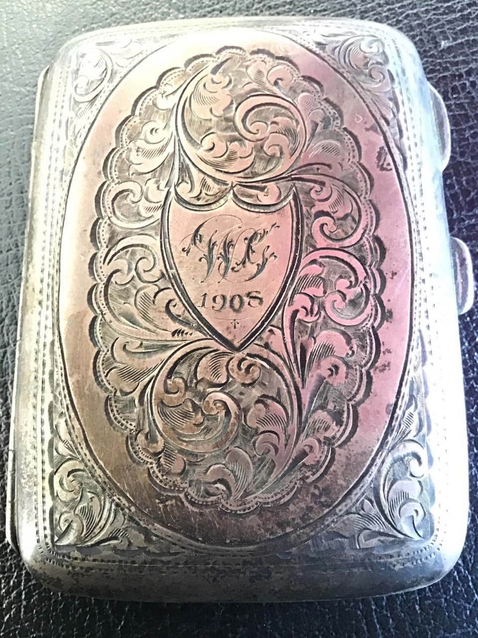 A Birmingham hallmarked scalloped silver bowl with pierced panels beneath embossed leaf scrolled - Image 2 of 3