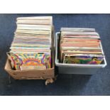 A collection of vinyl LPs, mainly late C20th, country, collections, classical, shows, 60s & 70s pop,