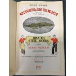 A 1934 Birmingham catalogue of tools from William Hunt & Sons, with coloured plates illustrating