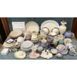 Miscellaneous ceramics including blue & white, bowls, Emma Bridgwater, Royal Worcester, Quimper, a