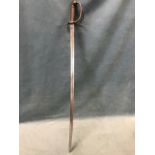 A nineteenth century officers dress sword by Hamburger Rogers & Co with foliate engraved blade and