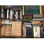 Four boxes of books - biographies, autobiographies, memoirs, Diary of Samuel Pepys, Memoirs of
