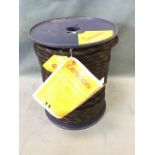 A drum of Tendon climbers rope by Lanex, the strong plaited cable unused - 100 metres.