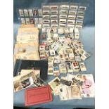 A collection of cigarette cards, several sets, Wills, Churchman, Players, Kensitas, Ogdens, thirteen