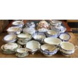 A collection of miscellaneous Victorian tureens and ladles - Burleigh, F & Sons, Copeland, an