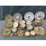 Miscellaneous Chinese & Japanese ceramics - rose medallion, blue & white rice grain, Noritake, Banko