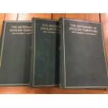 The Dictionary of English Furniture, Percy Macquoid and Ralph Edwards, three volumes published in