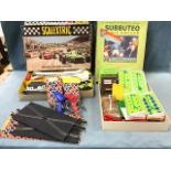 A boxed Subbuteo table soccer set; and a boxed Scalextric model motor racing set - set number 31,