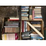 Three boxes of books - travel, Scotland, European, James Herriots Yorkshire, Chatton, Bradford,