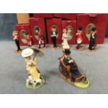 A collection of boxed Border Fine Art figurines from the Reynard fox series, the characters