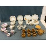 Miscellaneous teasets including two 60s Staffordshire sets by Sadler and Barretts, a six-piece