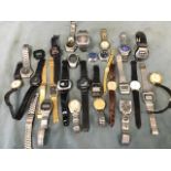 Miscellaneous gentlemans wristwatches - Timex, quartz, Windsor, Ingersoll, Seiko, Buler, Casio,