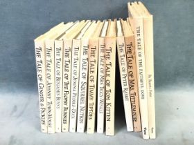 A collection of Beatrix Potter story books, various editions, published by Frederick Warne &Co. (