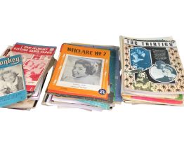 A quantity of sheet music - childrens, songsheets, instructional manuals, religious and rock-n-roll,