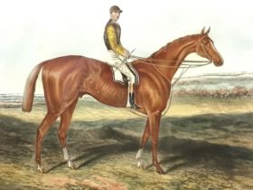 Edwin Hunt, Victorian coloured print published in 1883 by George Rees, titled St Blaise, the horse