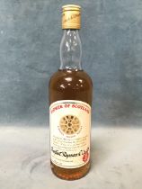 A Flower of Scotland bottle of scotch whisky, a limited blend for Belfast Ropework Co Ltd, the