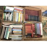 Four boxes of books - Scottish country dancing, Yorkshire, the Lakes, various guide books, places of