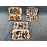 Three boxes of fishing flies - Atkinson Sports Depot of Kendal, Wheatley Silmalloy, and another with