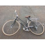 A Falcon ladies bicycle, with soft seat, rear carrie, 5-speed derailleur gears, etc.