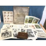 Miscellaneous ephemera including ethnographic and other articles from the Illustrated London News,